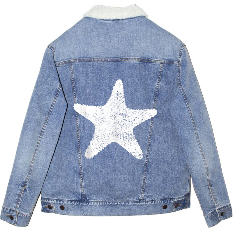 Limited Edition Starfish Marine Biology Unisex Sherpa-lined Denim Jacket | Artistshot