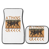 Womens Ancient Greece Warrior Greek Mythology Athens Souvenir V Neck T Full Set Car Mats | Artistshot