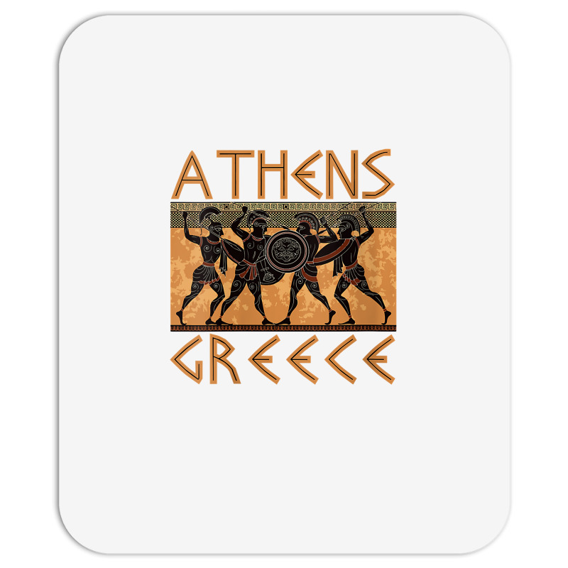 Womens Ancient Greece Warrior Greek Mythology Athens Souvenir V Neck T Mousepad | Artistshot