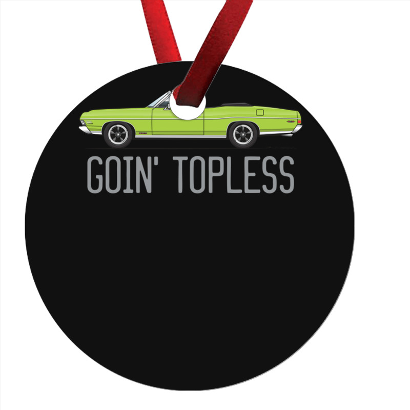 Goin Topless Custom Lime Green Ornament | Artistshot