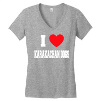 I Love Karakachan Dogs Women's V-neck T-shirt | Artistshot