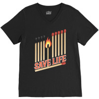 Trending Save Life V-neck Tee | Artistshot