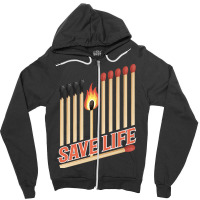 Trending Save Life Zipper Hoodie | Artistshot