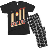 Trending Save Life Men's T-shirt Pajama Set | Artistshot