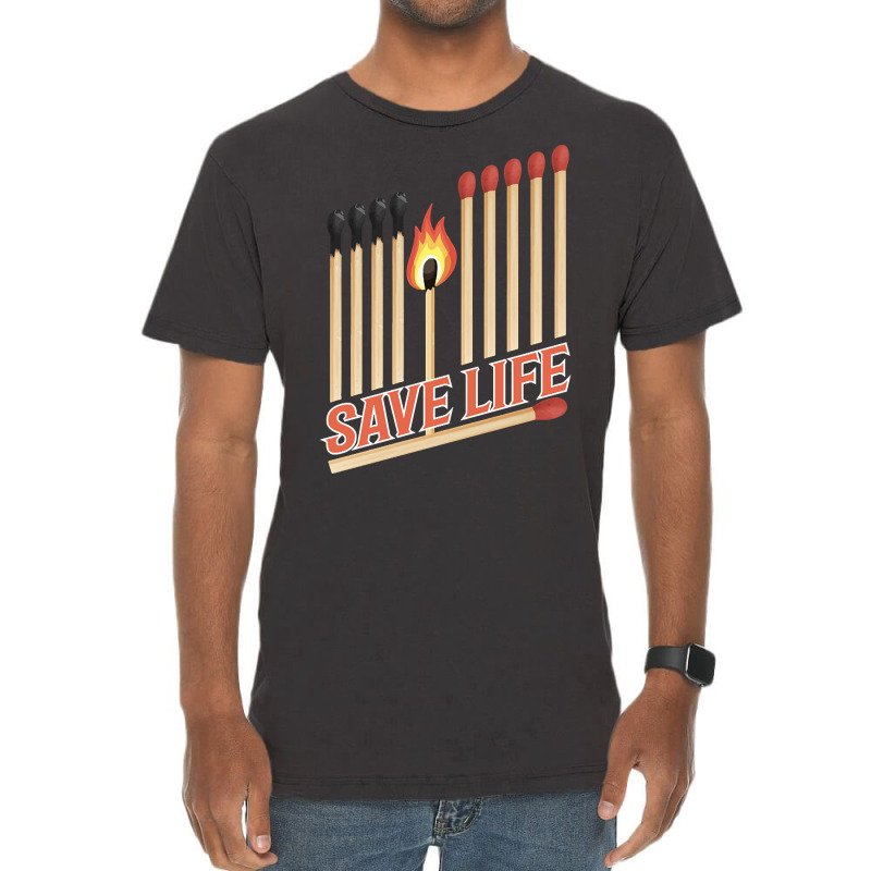 Trending Save Life Vintage T-shirt | Artistshot