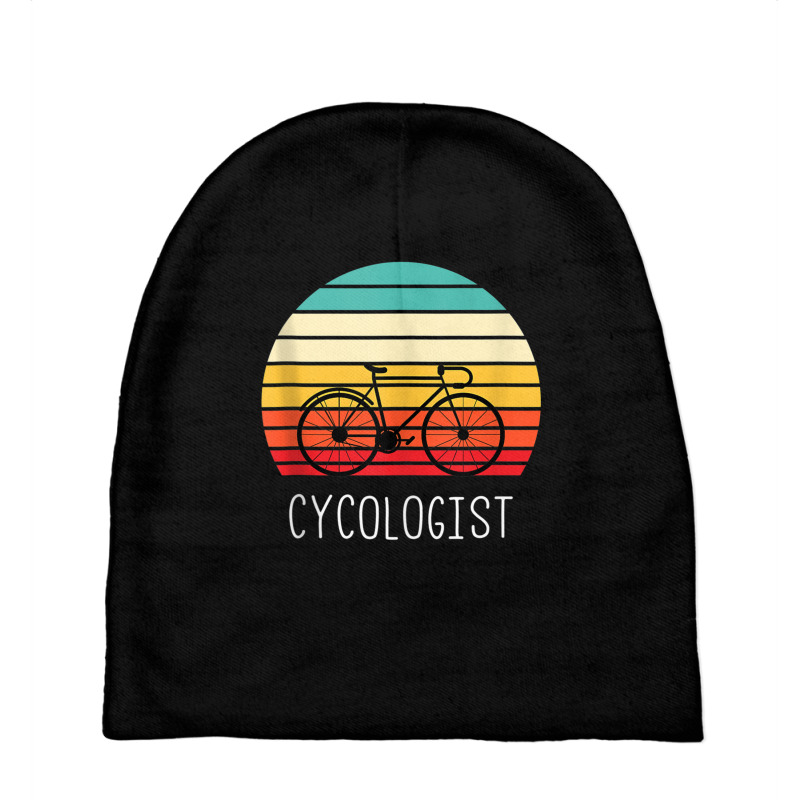 Cycologist   Funny Vintage Cycling & Cyclist Gift Tank Top Baby Beanies | Artistshot