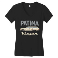 Patina Cameo Beige Women's V-neck T-shirt | Artistshot