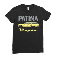 Patina Lemonwood Yellow Ladies Fitted T-shirt | Artistshot