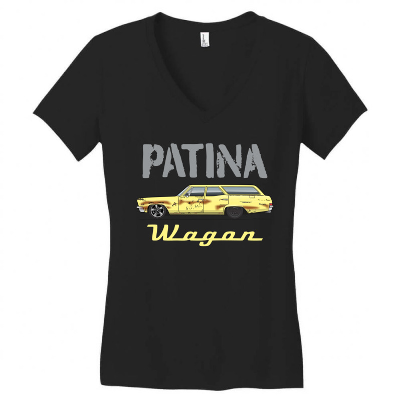 Patina Lemonwood Yellow Women's V-Neck T-Shirt by FeytenJoreto | Artistshot