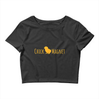 Chicken Lovers Chick Magnet T Shirt Crop Top | Artistshot