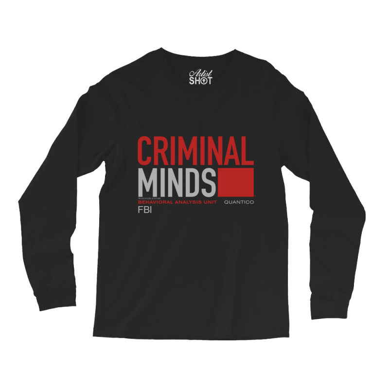 Criminal Minds Bau Quantico Long Sleeve T Shirt Long Sleeve Shirts | Artistshot