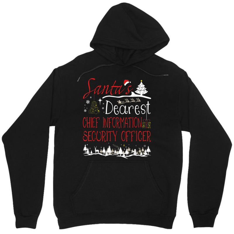 Chief Information Security Officer Xmas Job Cute Christmas T Shirt Unisex Hoodie by choninzel | Artistshot