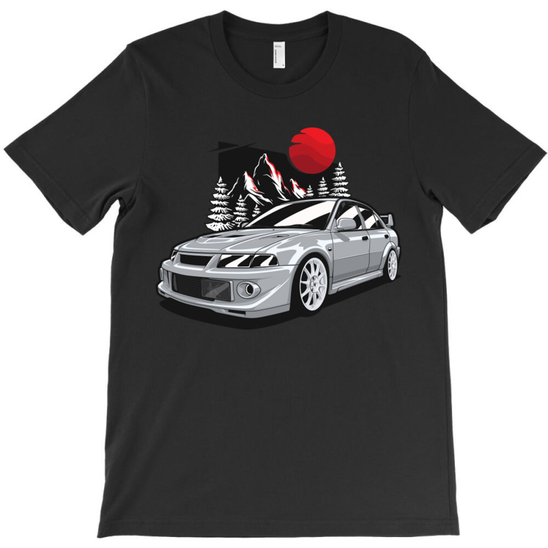 Silver Evo Vi Tommi Makinen Rally Car T-Shirt by MabellaPennachio | Artistshot