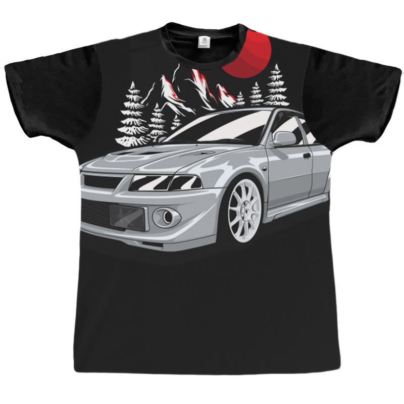 Silver Evo Vi Tommi Makinen Rally Car Graphic T-shirt by MabellaPennachio | Artistshot