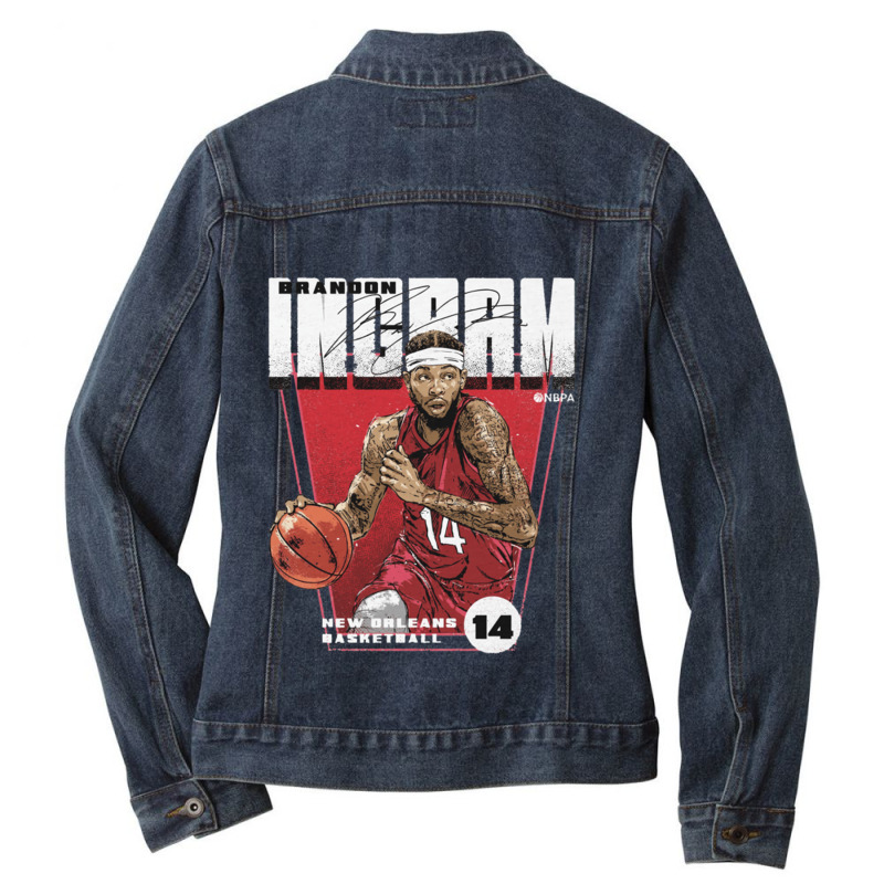 Brandon Ingram Premiere Ladies Denim Jacket by StefanyIveson | Artistshot