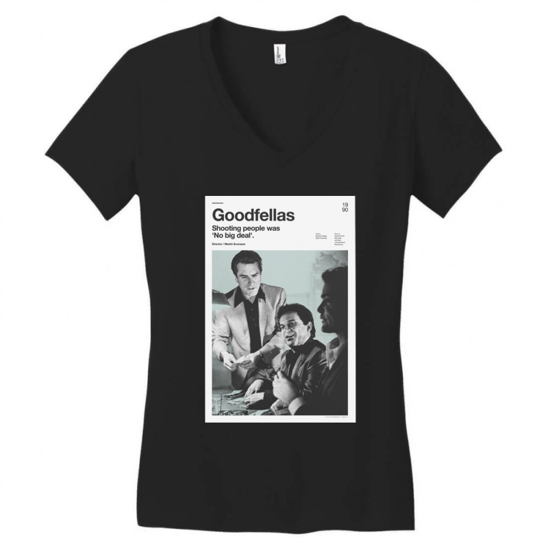 Goodfellas Minimal Movie Women's V-Neck T-Shirt by NicholetteJeanHastings | Artistshot