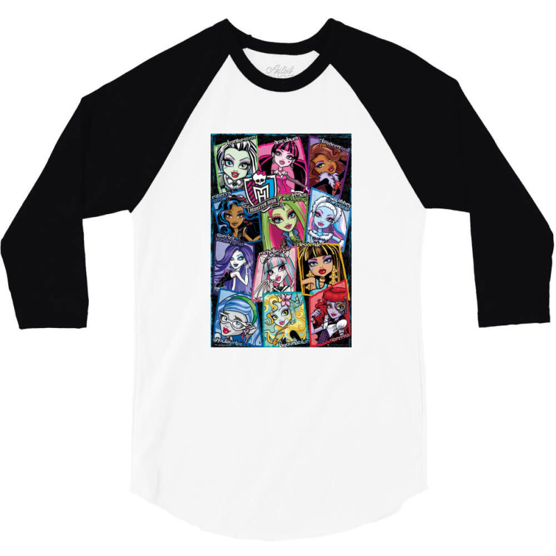 Monster High Character 3/4 Sleeve Shirt by KristyReneSeaton | Artistshot