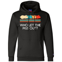 Guinea Pig T  Shirt Funny Who Let Pigs Out Guinea Pig Pets Rodent T  S Champion Hoodie | Artistshot