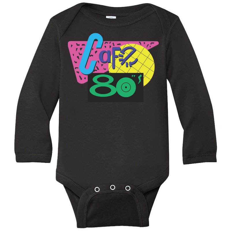 Back To The Cafe 's Long Sleeve Baby Bodysuit by JohnDavidMay | Artistshot