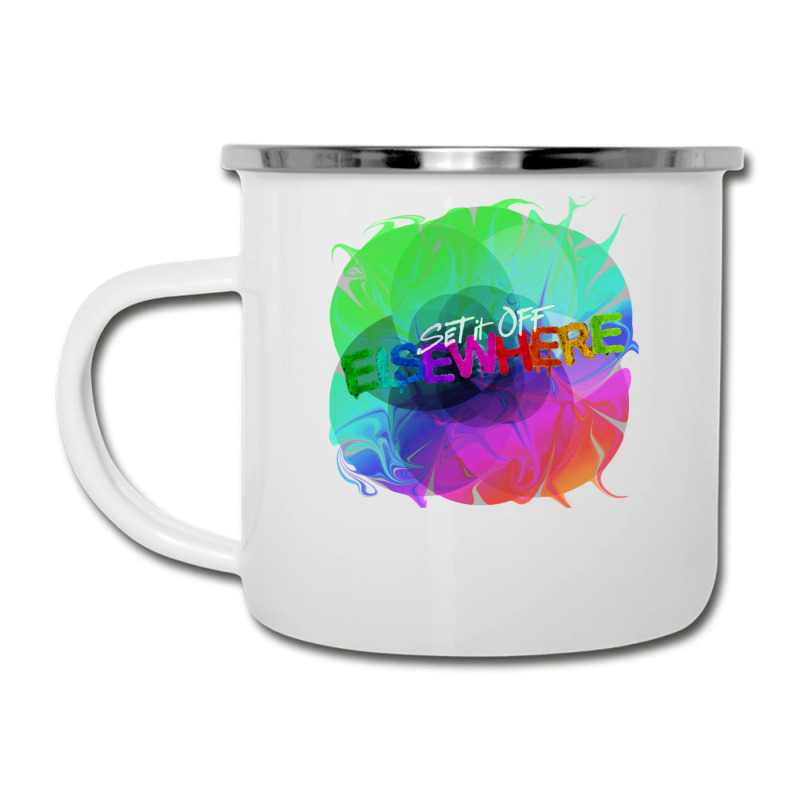 Set It Off Elsewhere Album Rainbow Melt Camper Cup | Artistshot