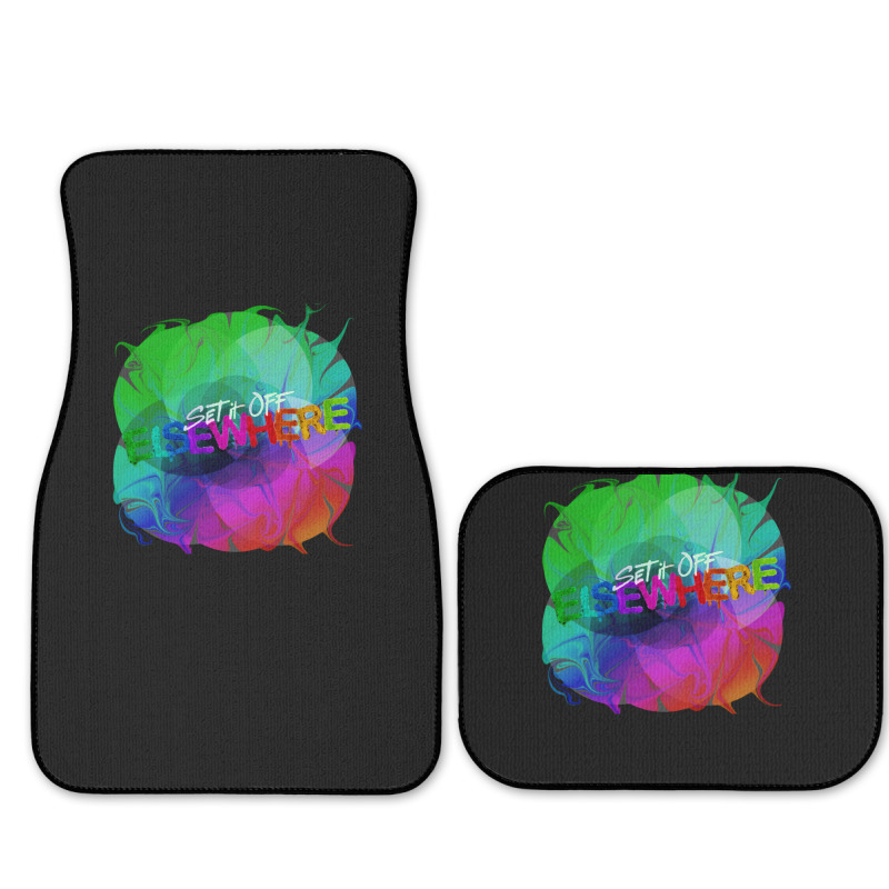 Set It Off Elsewhere Album Rainbow Melt Full Set Car Mats | Artistshot