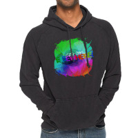 Set It Off Elsewhere Album Rainbow Melt Vintage Hoodie | Artistshot