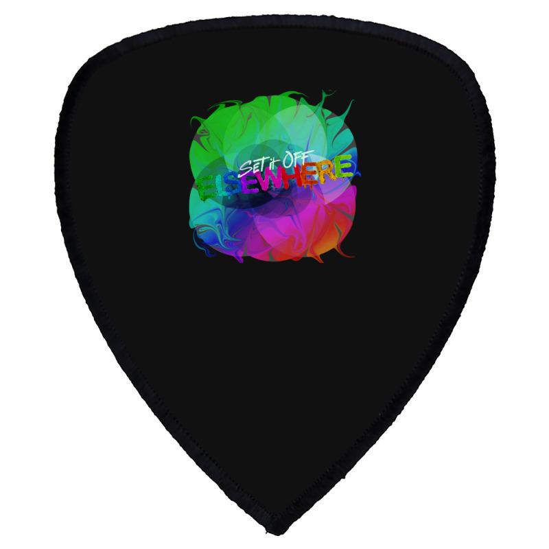 Set It Off Elsewhere Album Rainbow Melt Shield S Patch | Artistshot