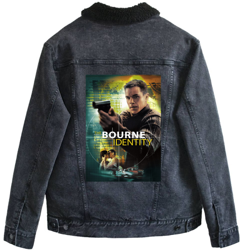 For Mens Womens The Bourne Identity Beautiful Model Gifts For Women 1 Unisex Sherpa-lined Denim Jacket | Artistshot