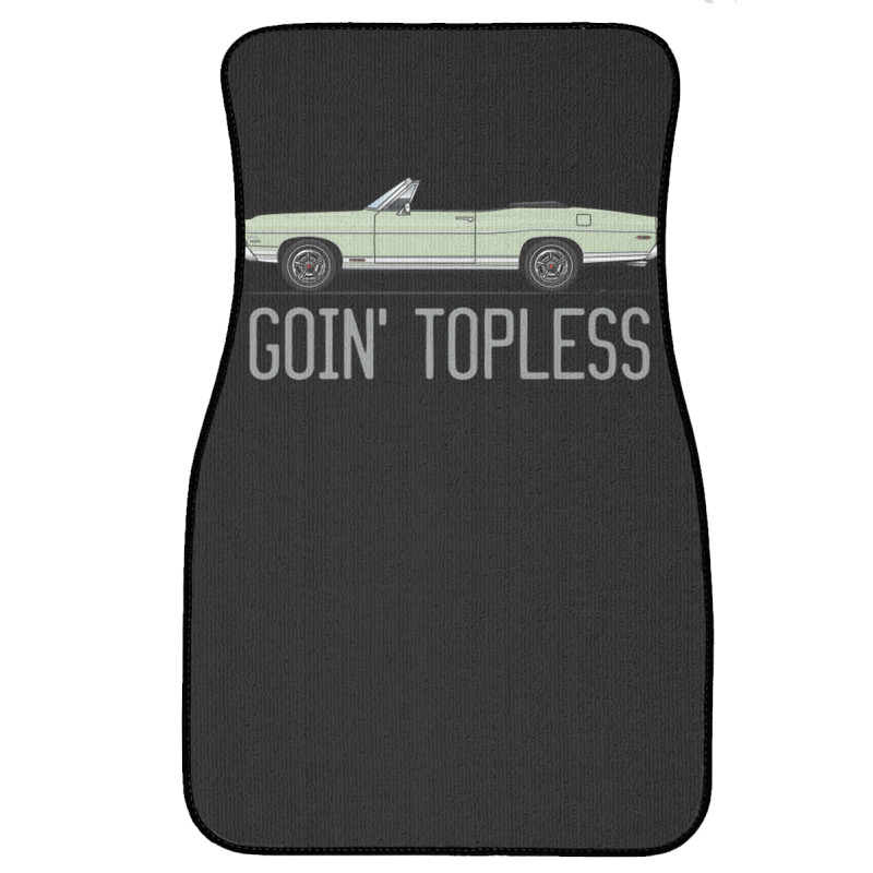 Goin Topless Sea Foam Green Front Car Mat | Artistshot