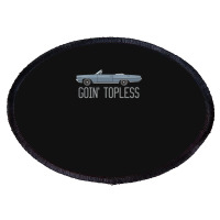 Goin Topless Silver Blue Oval Patch | Artistshot