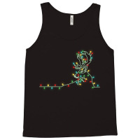 Drawing Reindeer  Christmas Light Tree Reindeer Xmas Snow Lover Tank Top | Artistshot