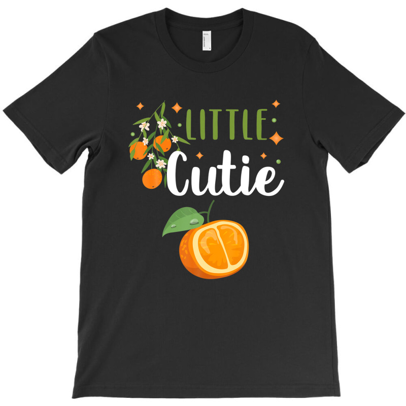 Little Cutie Baby Shower Orange 1st First Birthday Party T-shirt | Artistshot