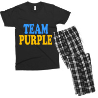 Trending Team Purple Men's T-shirt Pajama Set | Artistshot