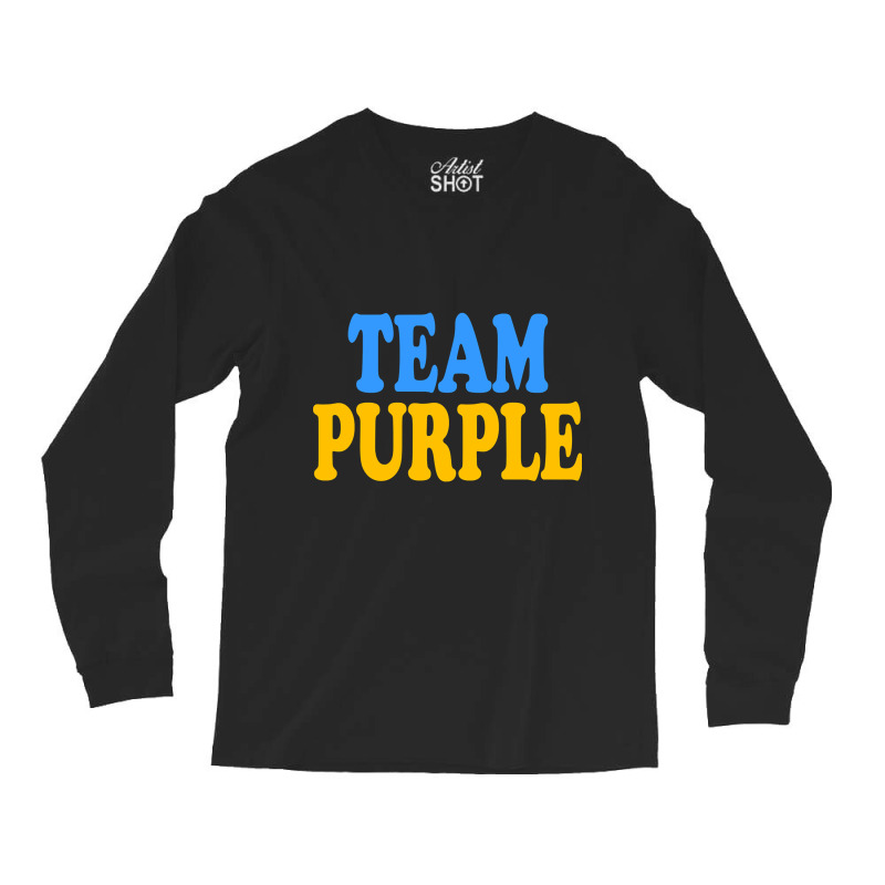 Trending Team Purple Long Sleeve Shirts | Artistshot