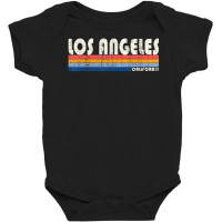 Vintage 70s 80s Style Los Angeles, Ca Baby Bodysuit | Artistshot