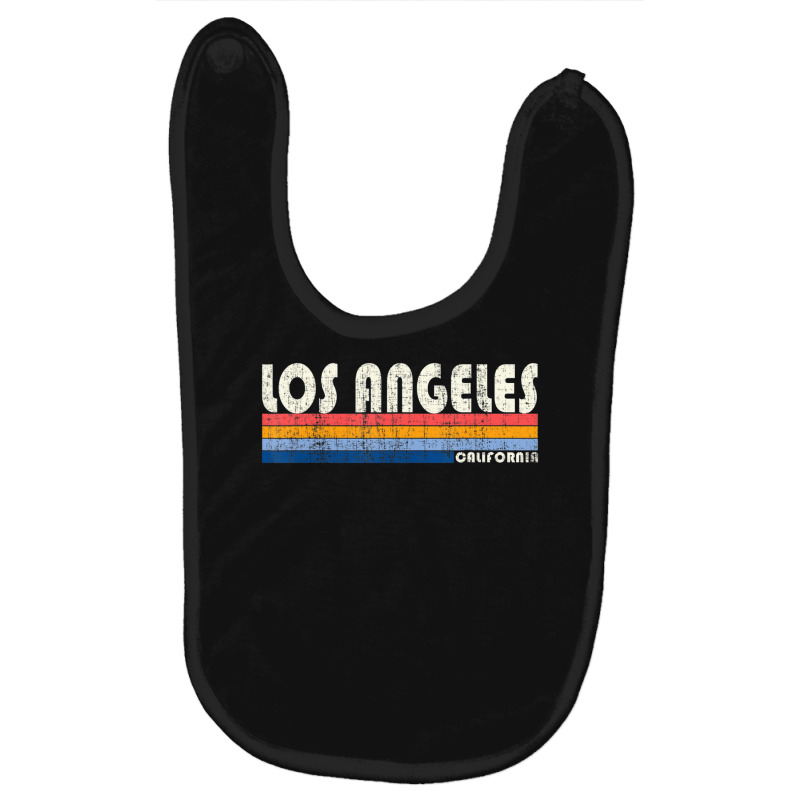 Vintage 70s 80s Style Los Angeles, Ca Baby Bibs by hongquangd | Artistshot