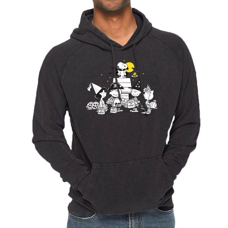 Peanuts Halloween Group Sweatshirt Vintage Hoodie | Artistshot