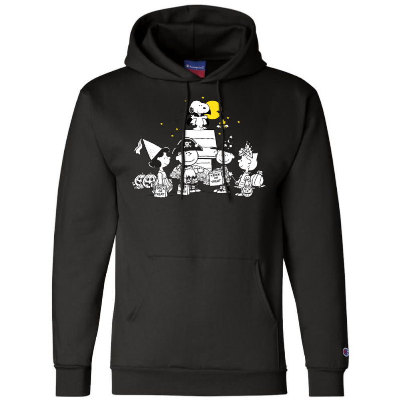 Peanuts Halloween Group Sweatshirt Champion Hoodie | Artistshot