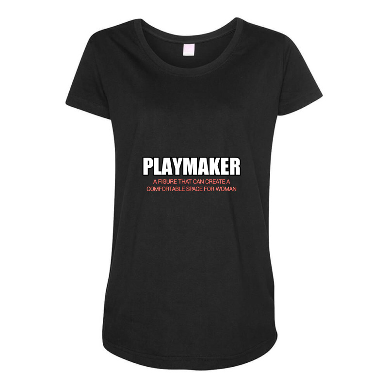 Playmaker Maternity Scoop Neck T-shirt | Artistshot