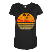 Provincetown, Ma Retro 70s Throwback Surf Maternity Scoop Neck T-shirt | Artistshot