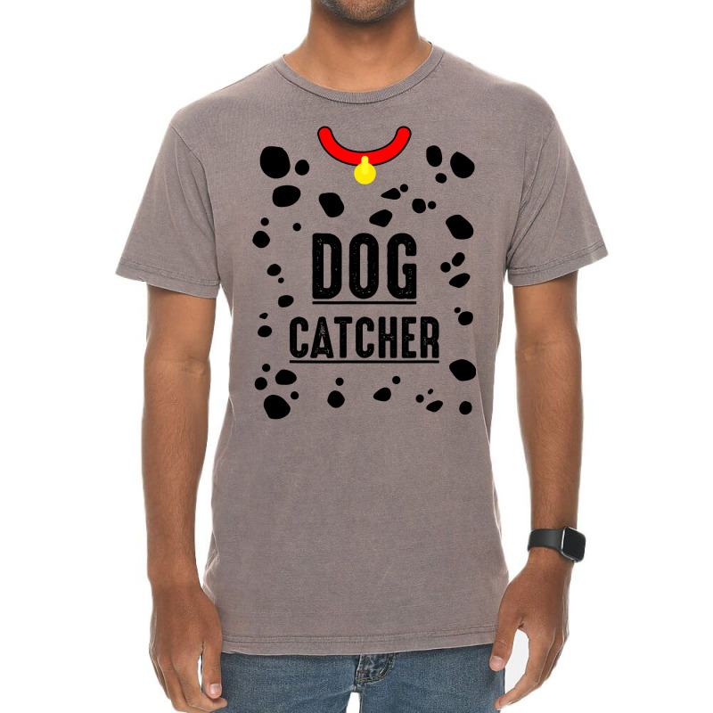 Dog Catcher Costume Dalmatian Easy Family Costume Men Vintage T-shirt | Artistshot