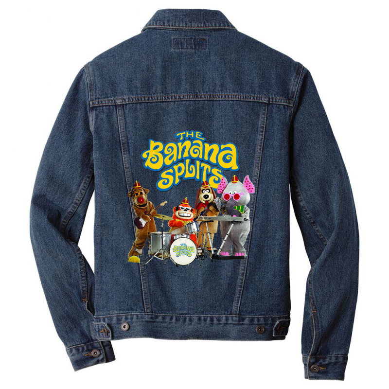 The Banana Splits Racerback Men Denim Jacket by TracyLSontrop | Artistshot