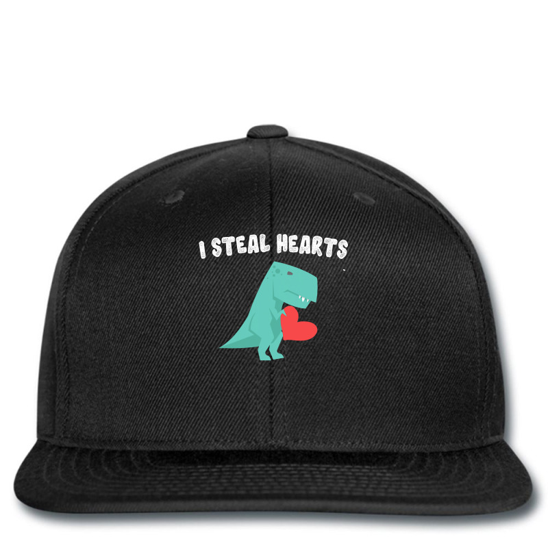 I Steal Hearts T Valentines Day Dinosaur Boys Kid (23) Printed Hat | Artistshot