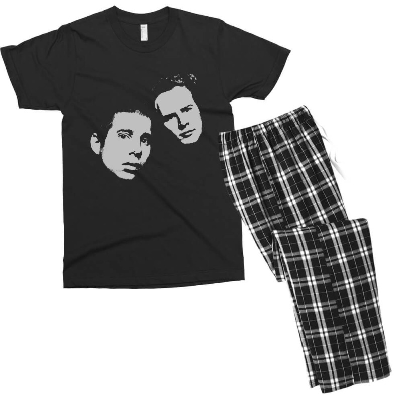 Simon & Garfunkel Tribute Men's T-shirt Pajama Set | Artistshot