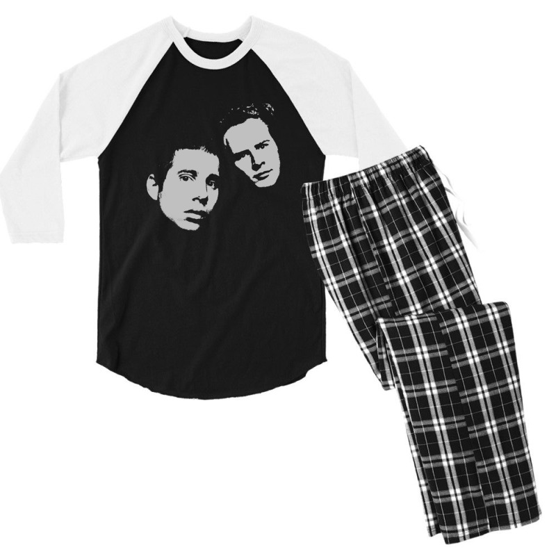 Simon & Garfunkel Tribute Men's 3/4 Sleeve Pajama Set | Artistshot