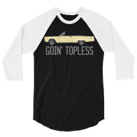 Goin'topless Soft Yellow 3/4 Sleeve Shirt | Artistshot