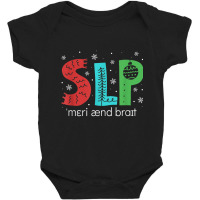 Funny Phonetic Transcription Christmas Slp Speech Therapist T Shirt Baby Bodysuit | Artistshot