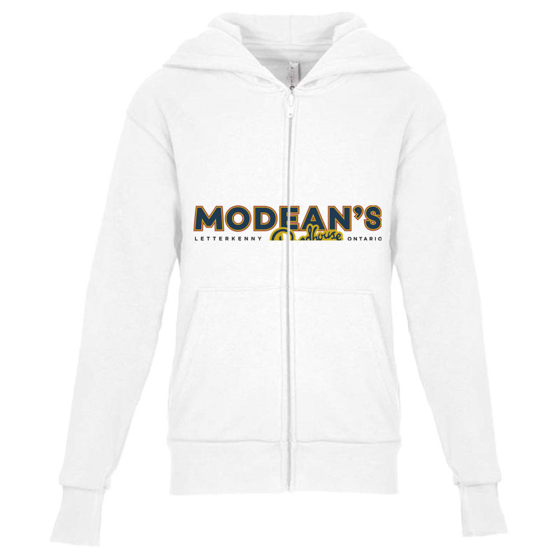 Limited Edition Modean's Roadhouse Youth Zipper Hoodie by bummercaught | Artistshot