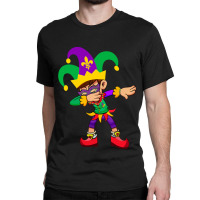 Dabbing Boy Mardi Gras Classic T-shirt | Artistshot