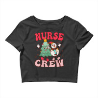 Christmas Registered Nurse Crew Rn Xmas Nursing Group T Shirt Crop Top | Artistshot